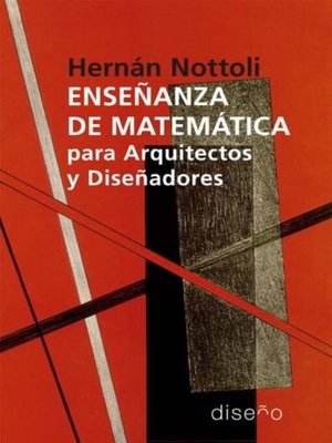 cover image of Enseñanza de matemáticas para arquitectos y diseñadores